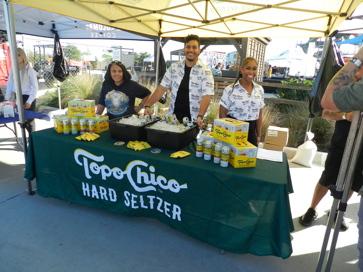 Topo Chico hard seltzer has been among the drinks for Wild West Brewfest attendees to enjoy. The next Brewfest is set for March 23-25 at Typhoon Texas.